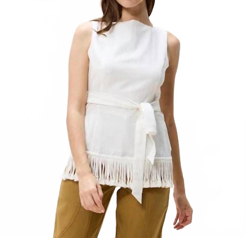 NEW CLEOBELLA bridget sleeveless top in white